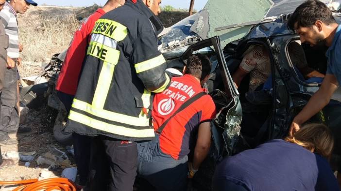 Mersin'de trafik kazası: 1 ölü, 6 yaralı