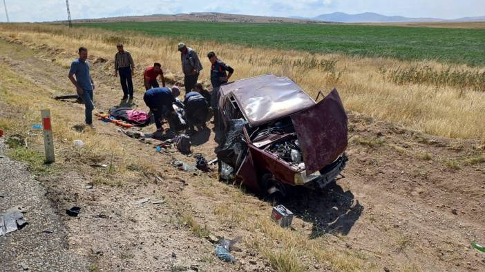 Yozgat'ta feci trafik kazası: 3 kişi öldü 3 kişi yaralandı