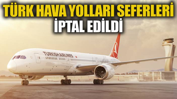 Türk Hava Yolları seferleri iptal edildi