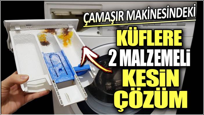 Çamaşır Makinesindeki küflere 2 malzemeli kesin çözüm