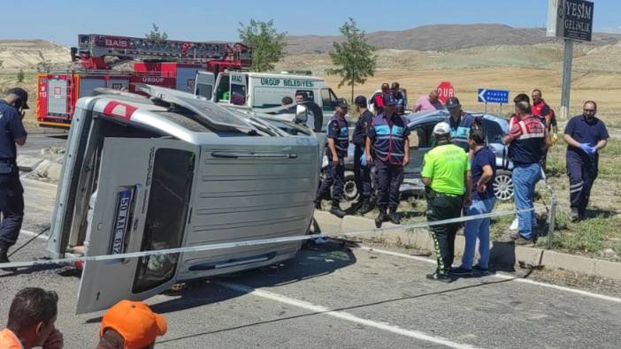 Nevşehir'de feci kaza: 1 ölü, 4 yaralı