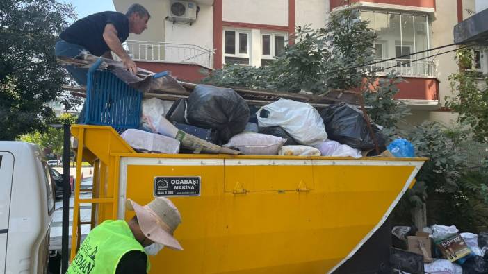 Evinden 20 ton çöp çıktı: Daha önce de biriktirmiş
