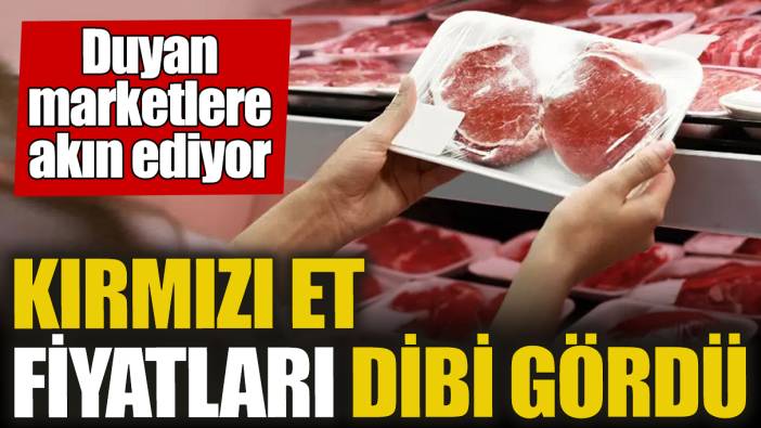 Kırmızı et fiyatları dibi gördü! Duyan marketlere akın ediyor