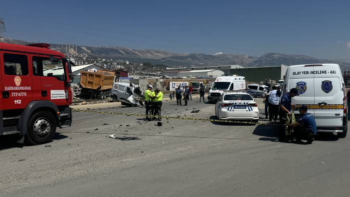 Kahramanmaraş'ta feci kaza: 1 ölü