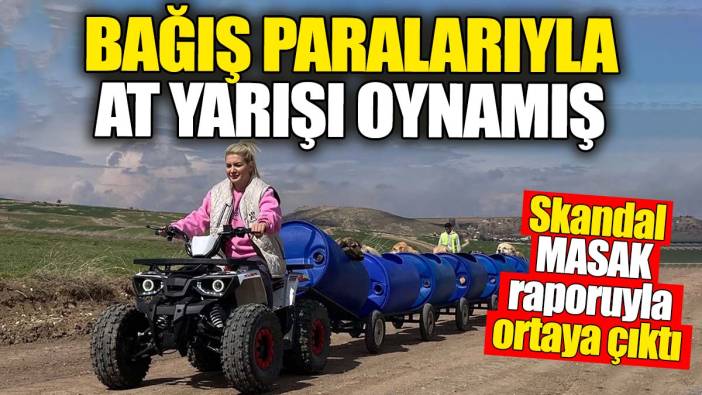 Yaşama Tutunan Patiler Derneği Başkanı bağış paralarıyla at yarışı oynamış