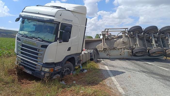 Tokat'ta TIR kazası