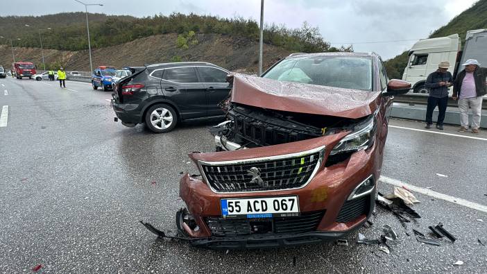 Samsun'da zincirleme kaza: 5 yaralı