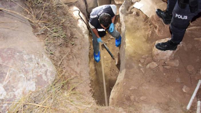 Kayseri'de defineci operasyonu: Kriminal inceleme başladı