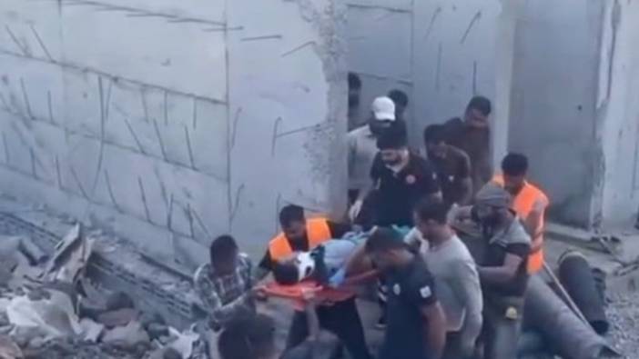 Diyarbakır'da inşaattan düşen işçi yaralandı