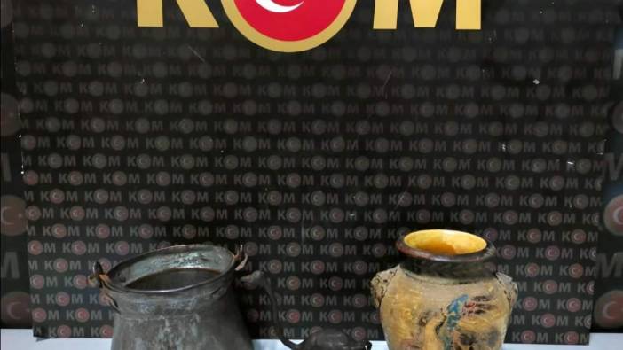 Tokat polisi 47 adet tarihi eseri ele geçirdi