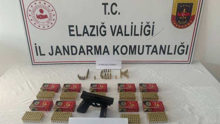 Elazığ'da ruhsatsız tabanca operasyonu