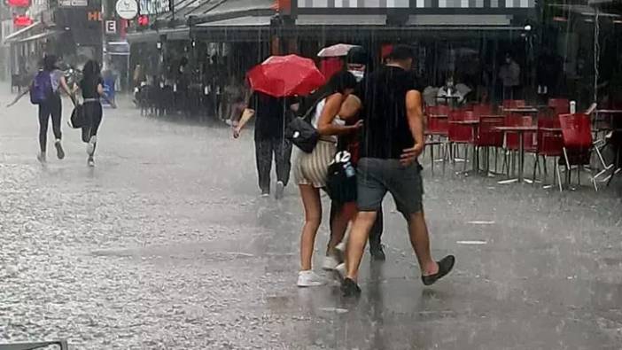 İzmir için 'sağanak' uyarısı