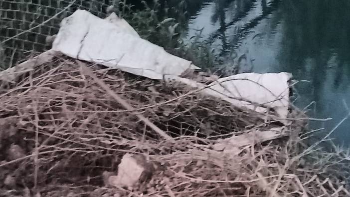 Antalya'da sulama kanalına düştü