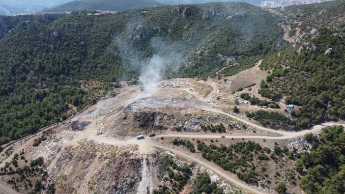 Bilecik'te çöplük yangını