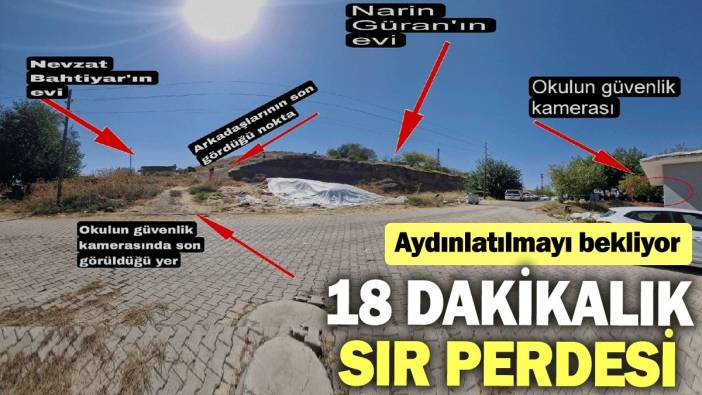 Narin cinayetinde 18 dakikalık sır perdesi: Aydınlatılmayı bekliyor