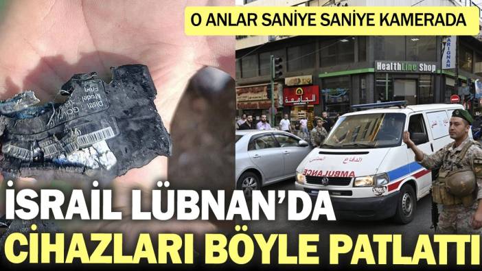 İsrail Lübnan’da çağrı cihazlarını böyle patlattı! O anlar saniye saniye kamerada