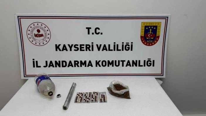 Kayseri'de uyuşturucu yapan şahıs yakalandı