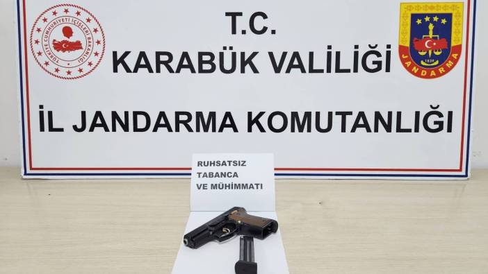 Şahsın üzerinde ruhsatsız silah ele geçirildi (18 Eylül 2024)