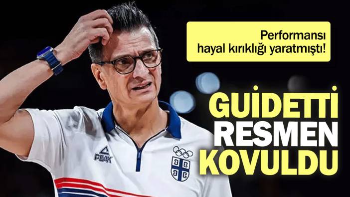 Giovanni Guidetti resmen kovuldu: Performansı hayal kırıklığı yaratmıştı!