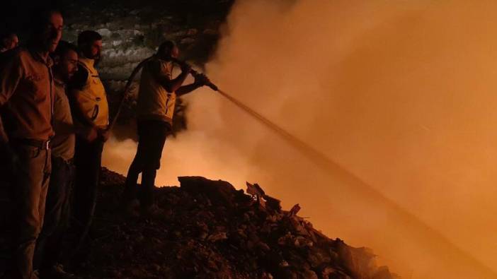 Siirt'te çöplük alan yangını söndürüldü