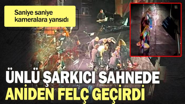 Ünlü şarkıcı sahnede aniden felç geçirdi! Saniye saniye kameralara yansıdı