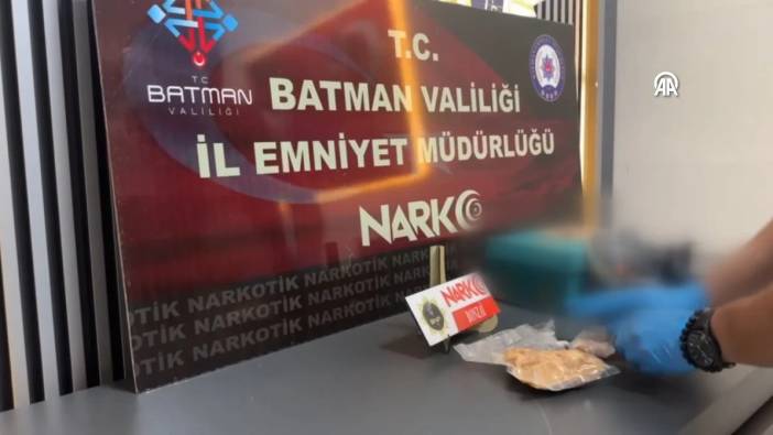 Batman'da yolcu otobüsünde uyuşturucu ile yakalanan şahıs tutuklandı