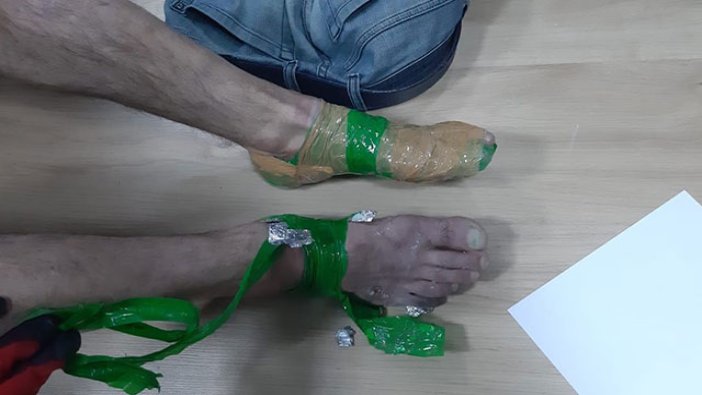 Ayakkabıdan uyuşturucu çıktı!