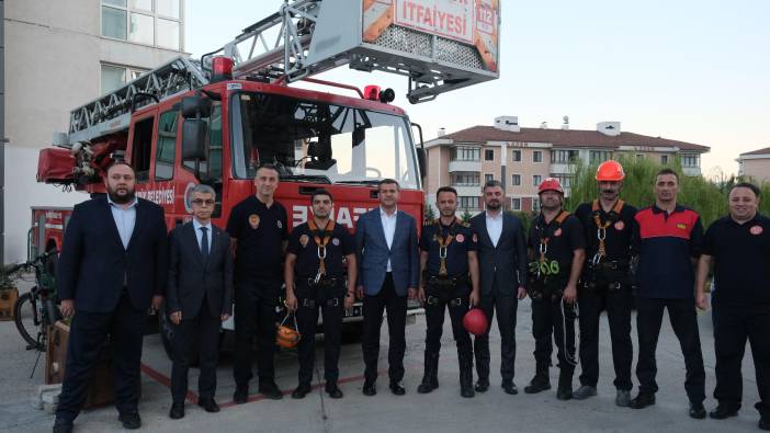 Karabük'te itfaiye tatbikatı