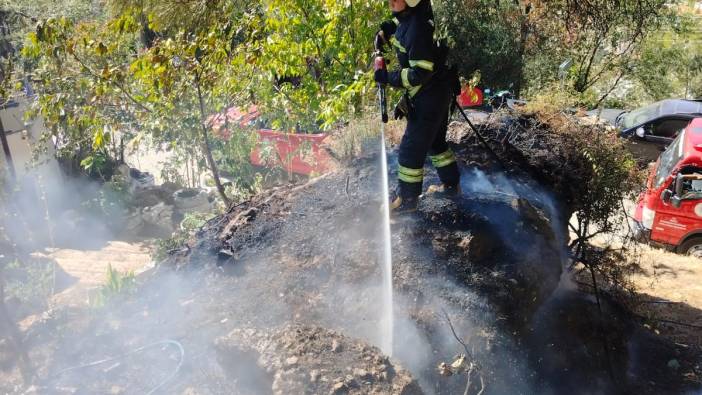 Menteşe'de çıkan ot yangını kontrol altına alındı