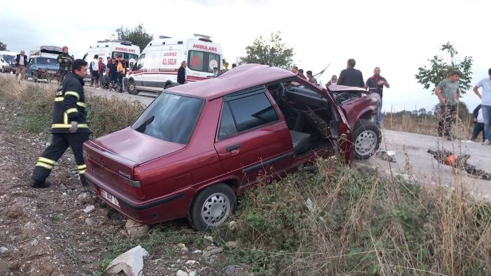 Samsun'da feci kaza: 2 yaralı (03.10.2024)