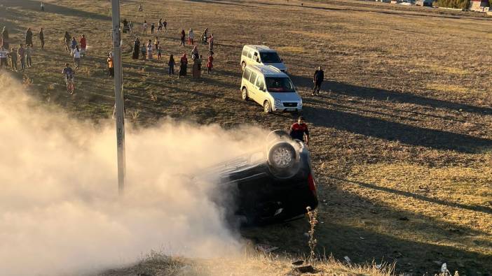 Ağrı'da araçlar çarpıştı: 8 yaralı