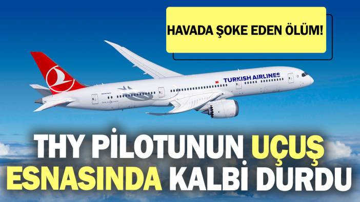 THY pilotunun uçuş esnasında kalbi durdu: Havada şoke eden ölüm!