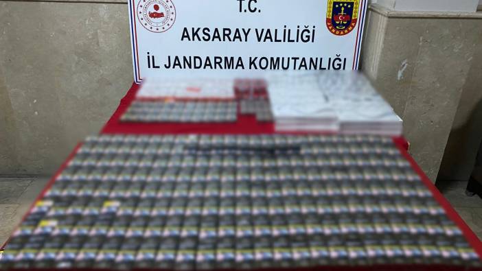 Jandarmadan kaçak sigara sevkiyatına darbe