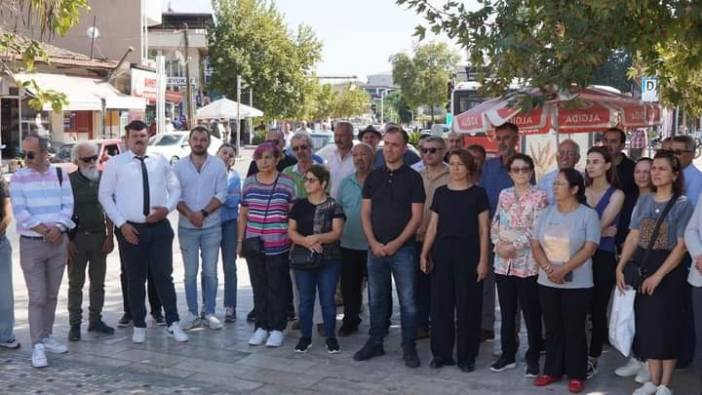 Kadına şiddet Manisa'da protesto edildi