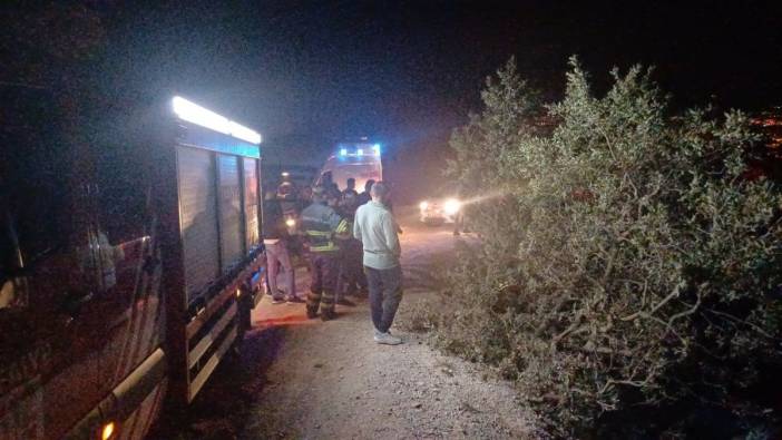 Kontrolden çıkan otomobil şarampole uçtu