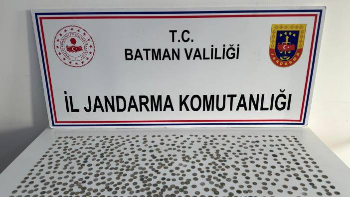 Batman'da yüzlerce sikke ele geçirildi