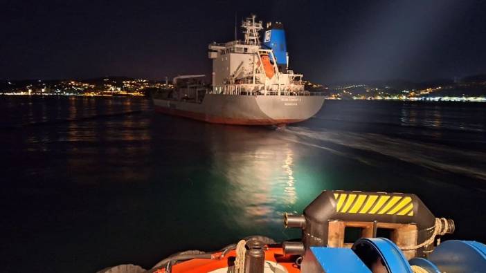 İstanbul Boğazı'nda panik