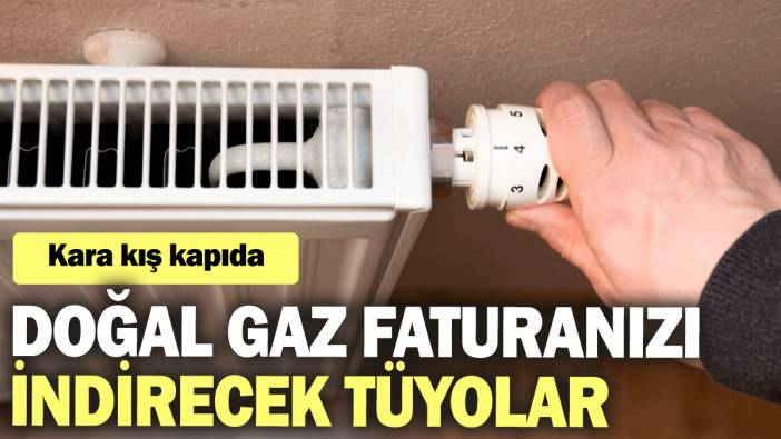 Doğal gaz faturanızı indirecek tüyolar: Kara kış kapıda