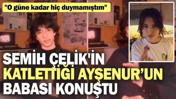 Sur canisi Semih Çelik'in katlettiği Ayşenur Halil'in babası konuştu: "O güne kadar hiç duymamıştım"