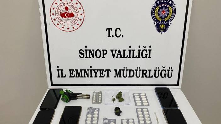 Sinop'ta şok uygulama: 1 tutuklama, 4 gözaltı