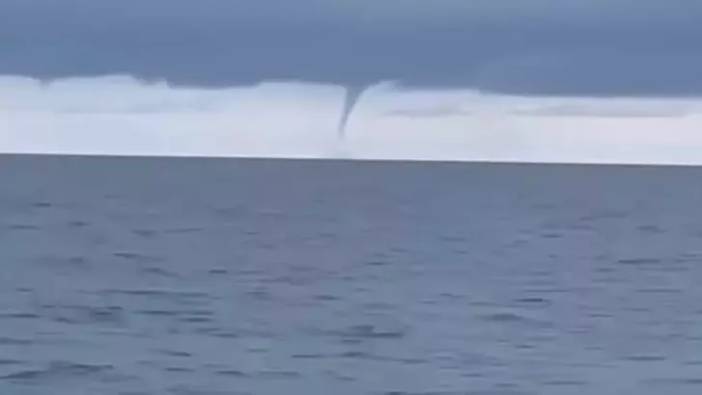 Amasra'da hortum denizde kendini gösterdi