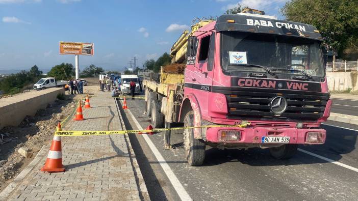 Osmaniye’de vincin altında kalan işçi ağır yaralandı