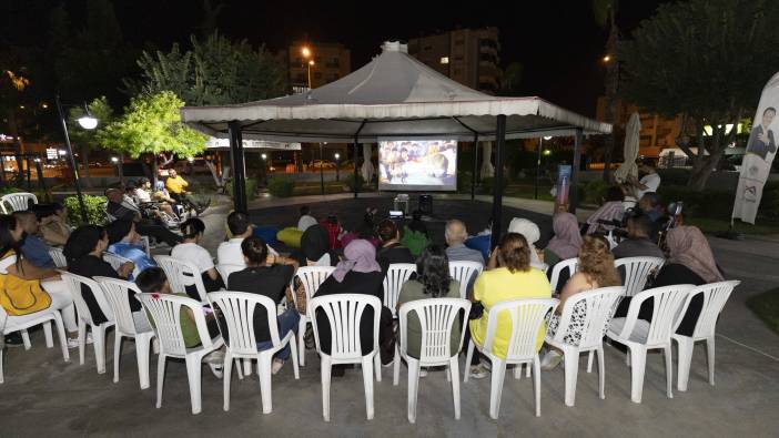 Engelsiz Yaşam Parkı'nda sinema keyfi