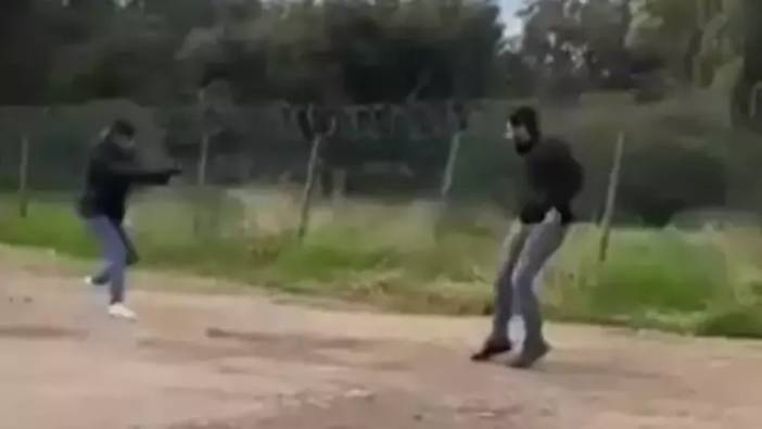 Silahlı saldırıyı kameraya aldılar