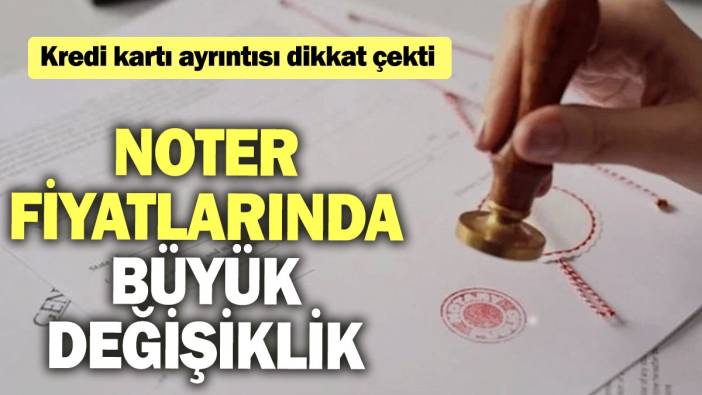 Noter fiyatlarında büyük değişiklik:  Kredi kartı ayrıntısı dikkat çekti