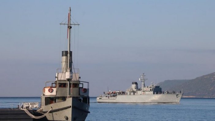 NATO gemileri Çanakkale'de