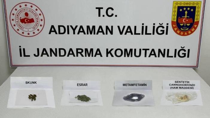 Adıyaman’da 18 kişiye uyuşturucudan işlem yapıldı