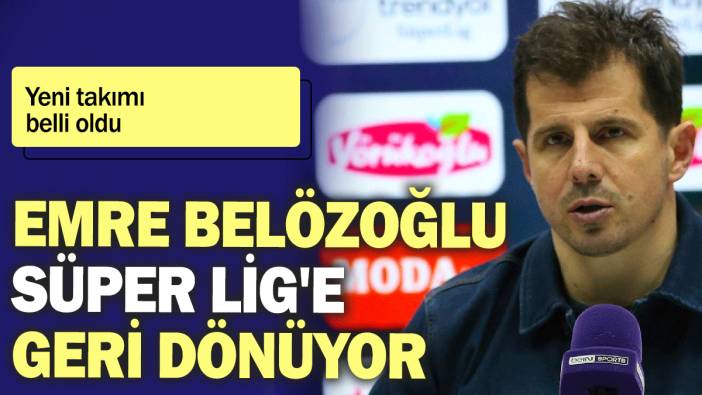 Emre Belözoğlu Süper Lig'e geri dönüyor: Yeni takımı belli oldu