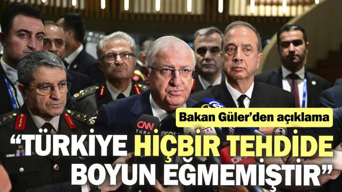 Bakan Güler’den  TUSAŞ terör saldırısı hakkında açıklama: Türkiye hiçbir tehdide boyun eğmemiştir ve eğmeyecektir