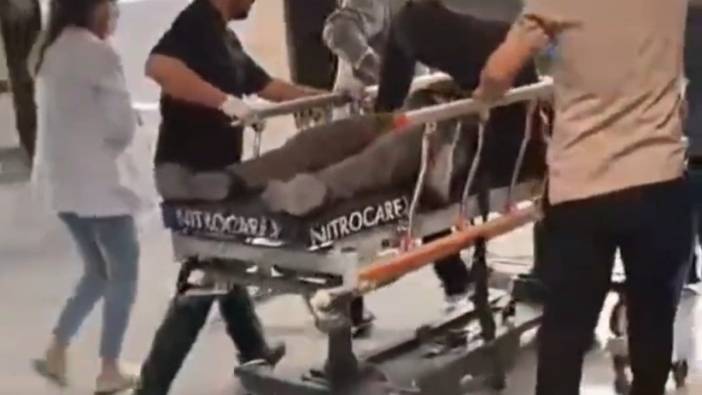 Siirt'te doktordan sedye üzerinde hayat kurtaran müdahale